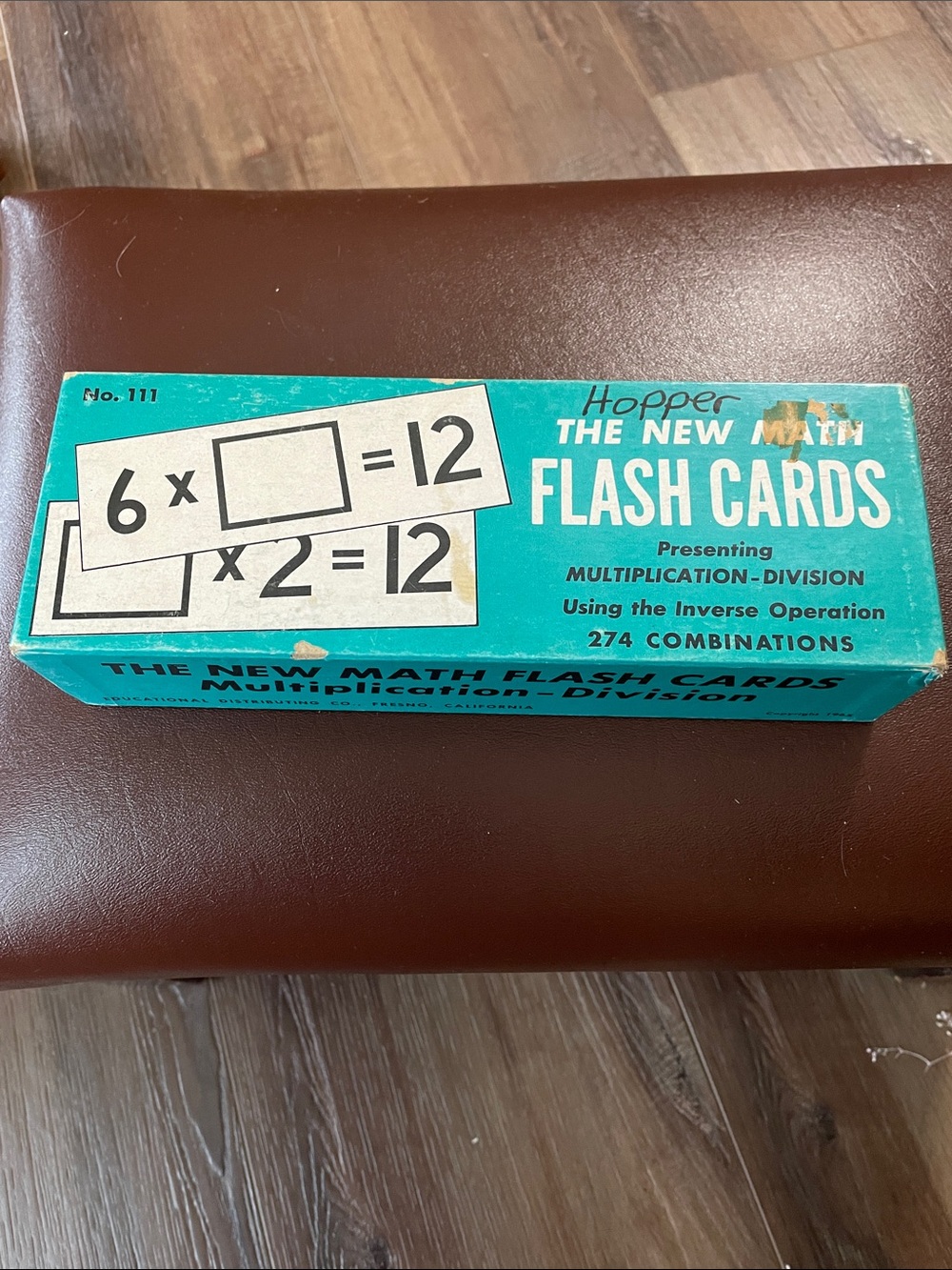 VTG The New Math Flash Cards 1965